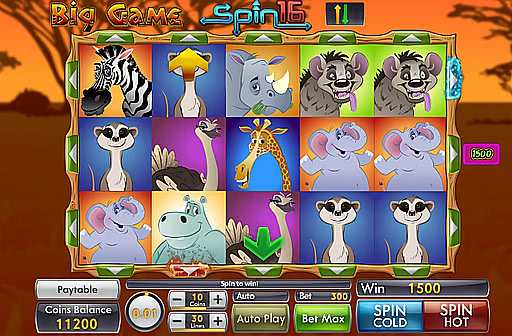 Big Game Spin 16