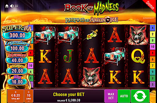 Book of Madness Respins of Amun-Ra