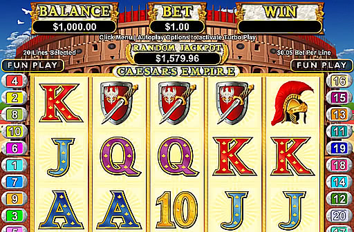 Caesar's Empire RTG slot