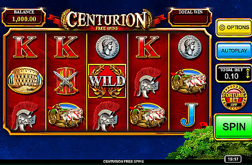 Centurion Free Spins