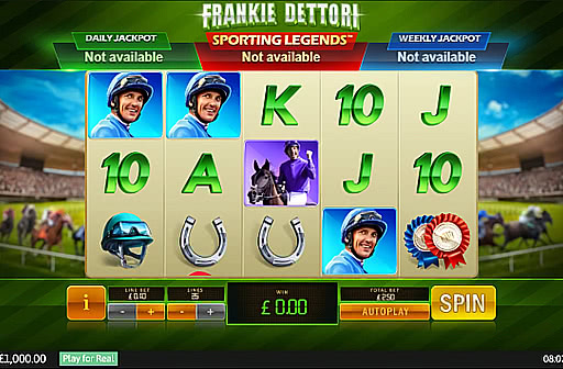 Frankie Dettori Sporting Legends