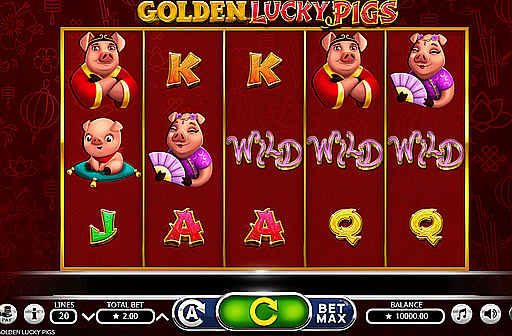 Golden Lucky Pigs