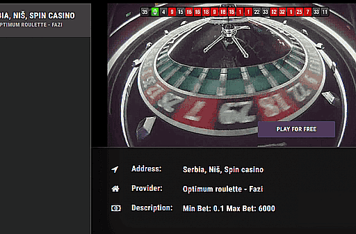 Live European Roulette