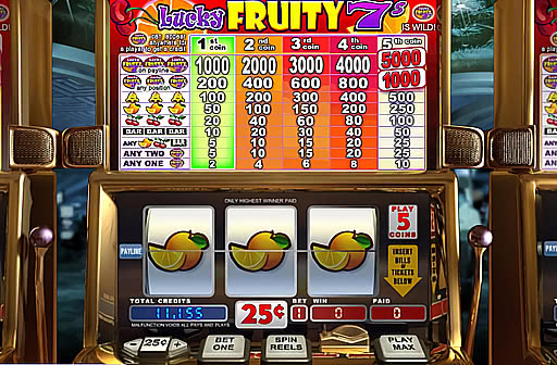 Lucky Fruity 7s