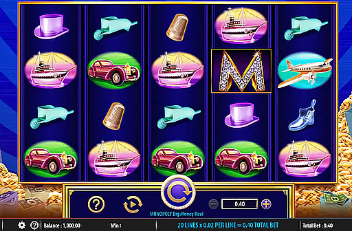 Monopoly Big Money Reel