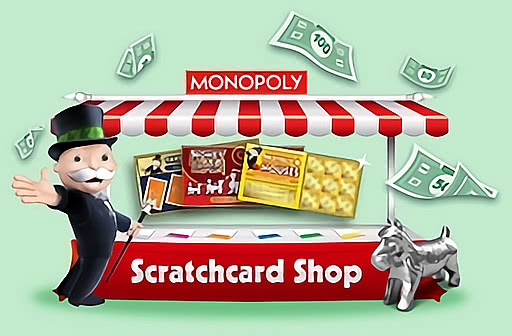 Monopoly Scratchcard Shop