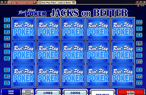 Reel Play Poker Jacks or Better