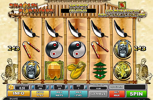 Shaolin Fortunes 243 Ways
