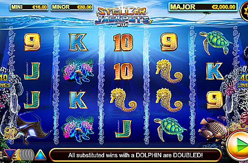 Stellar Jackpots with Dolphin Gold