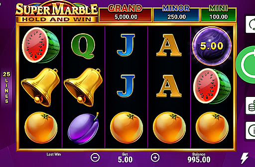 Super Marble Hold and Win