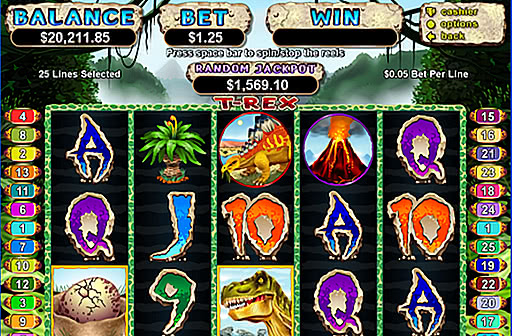 T-Rex RTG slot