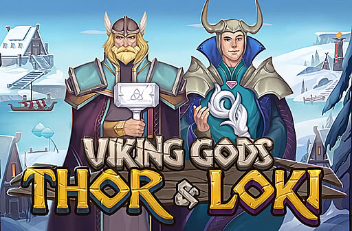 Viking Gods Thor and Loki